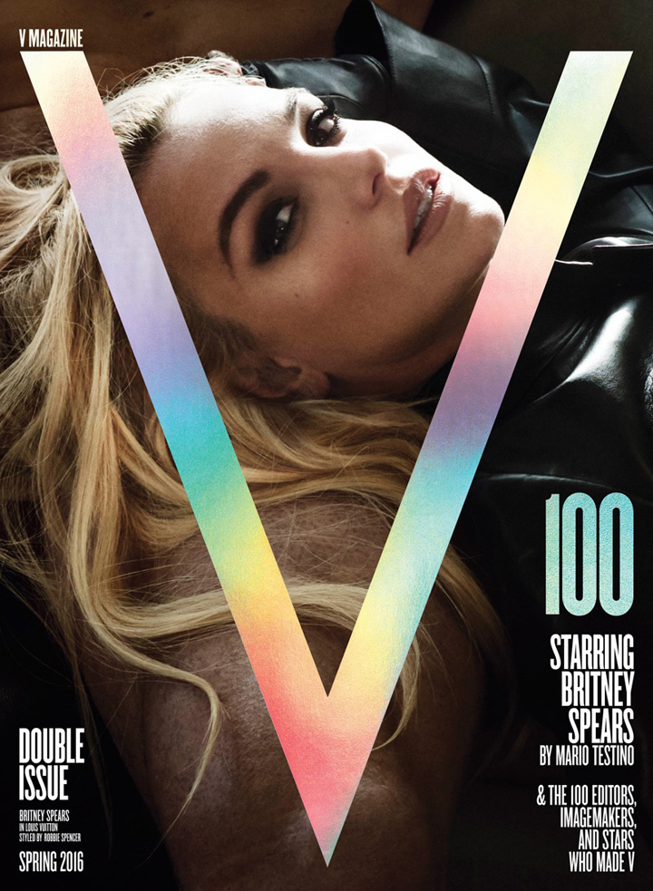 Britney Spears《V》杂志第100期