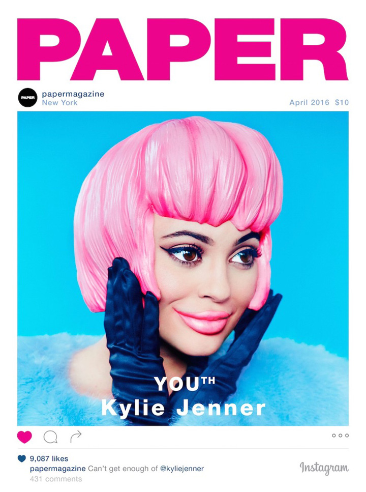 Kylie Jenner《Paper》杂志2016年4月号