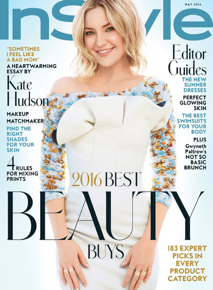 Kate Hudson《InStyle》杂志2016年5月号
