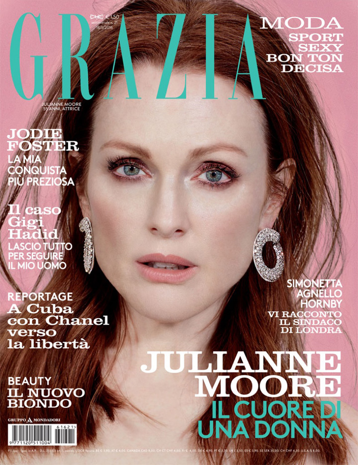 Julianne Moore《Grazia》意大利版2016年5月号