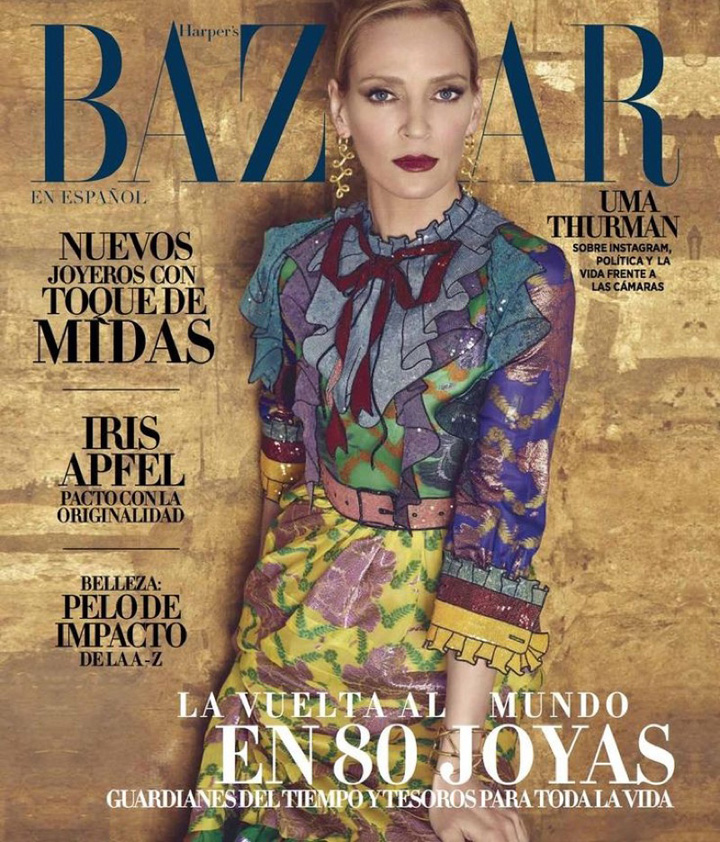 Uma Thurman《Harper's Bazaar》墨西哥版2016年5月号