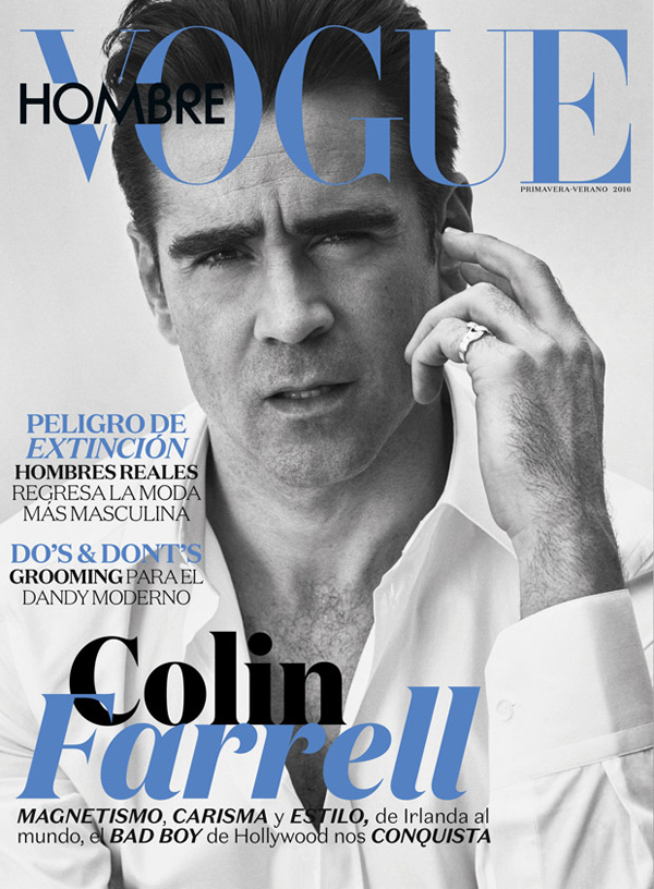 Colin Farrell《Vogue Hombre》2016年春夏刊