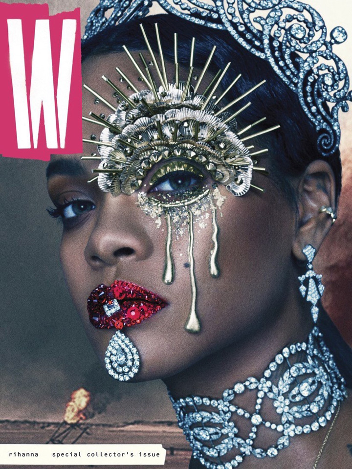 Rihanna《W》杂志2016年9月号