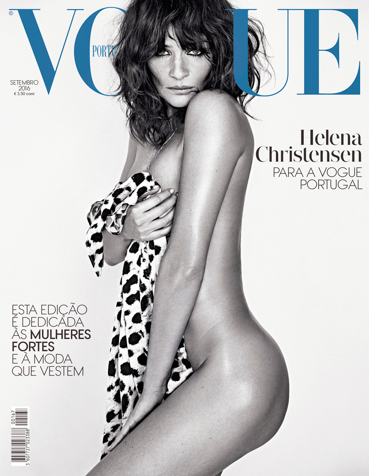Helena Christensen《Vogue》葡萄牙版2016年9月号
