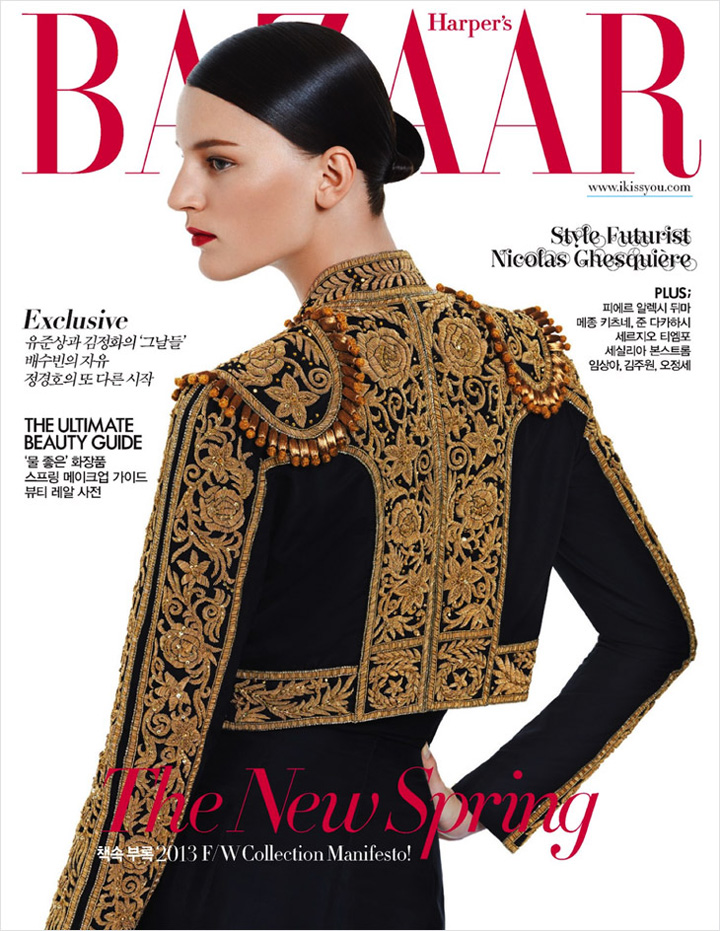 Laura Kampman《Harper’s Bazaar》韩国版2013年4月号