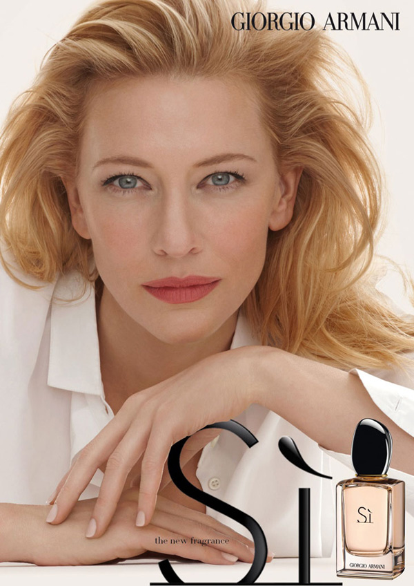 Cate Blanchett 演绎阿玛尼全新SI系列香水广告