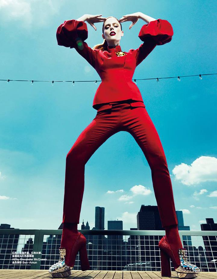 Coco Rocha《Harper’s Bazaar》中国版2013年秋冬号