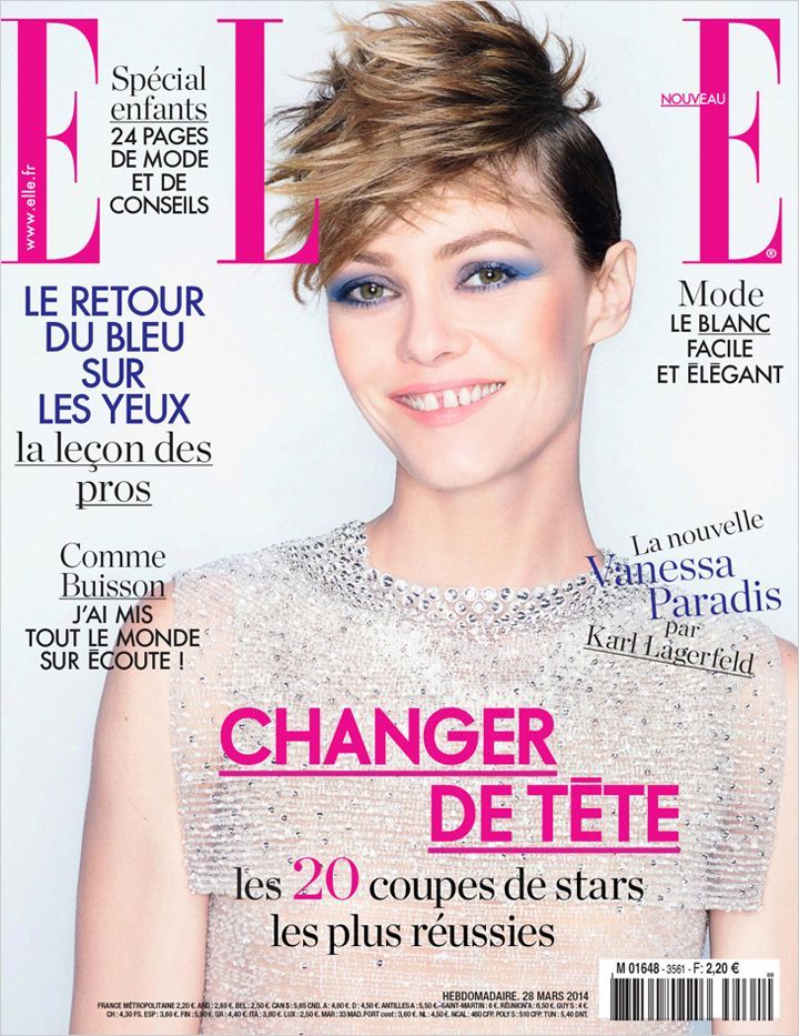 Vanessa Paradis《Elle》法国版2014年3月号