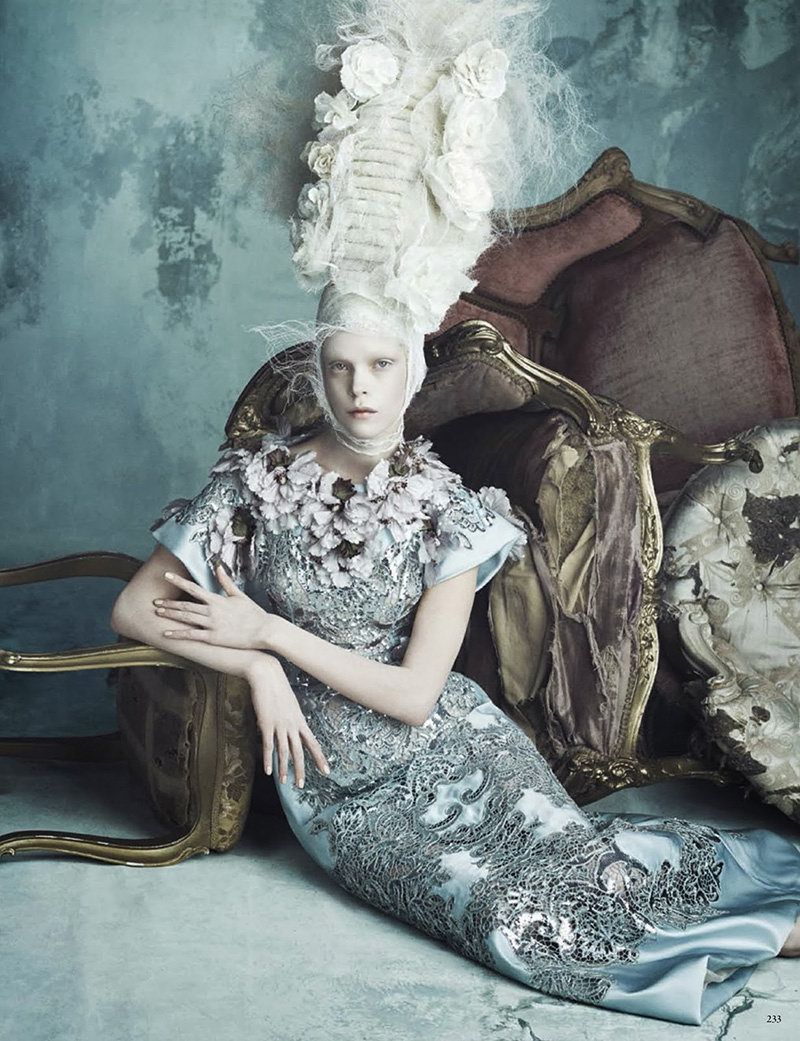 《Vogue》德国版：重现玛丽·安东尼的奢华