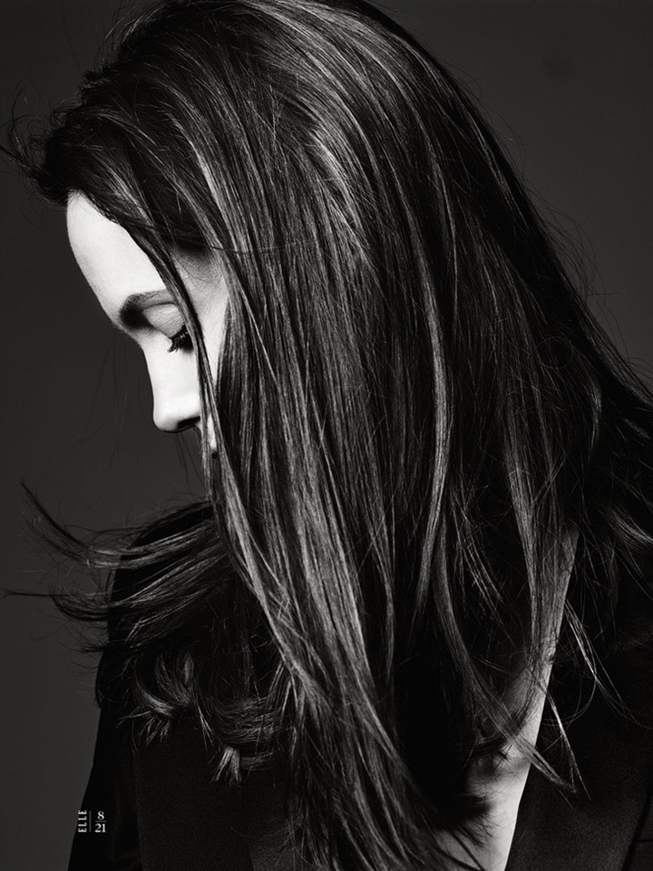 Angelina Jolie《Elle》美国版2014年6月号