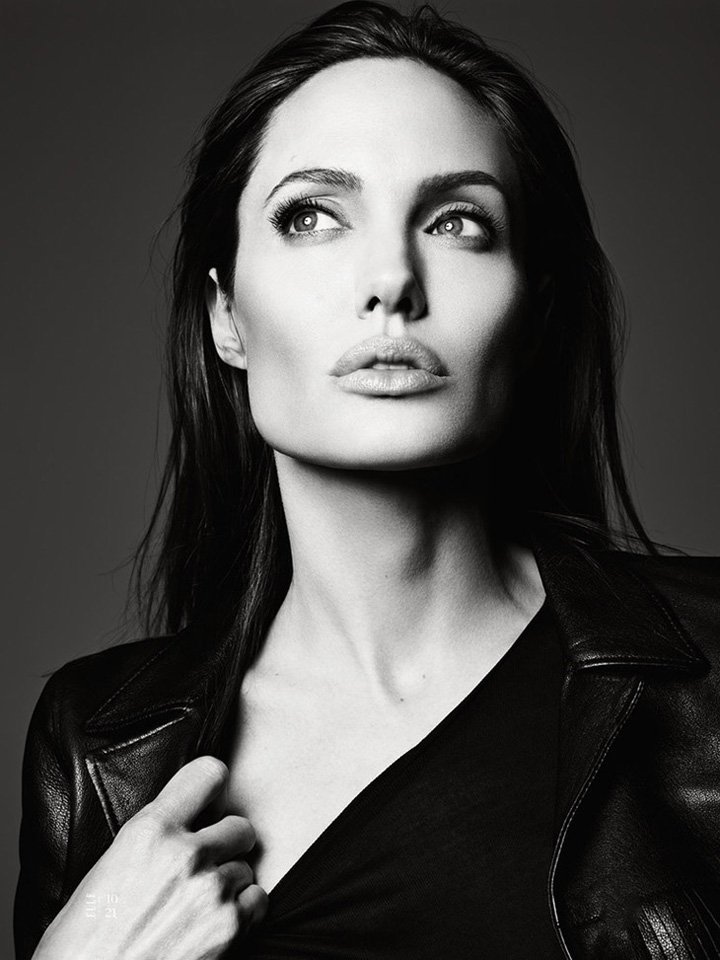 Angelina Jolie《Elle》美国版2014年6月号