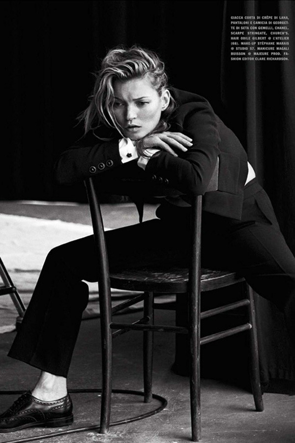 Kate Moss《Vogue》意大利版2015年1月号