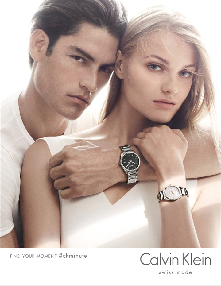  Calvin Klein 2015腕表与首饰系列广告大片