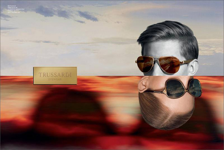 Trussardi 2015春夏眼镜系列广告大片
