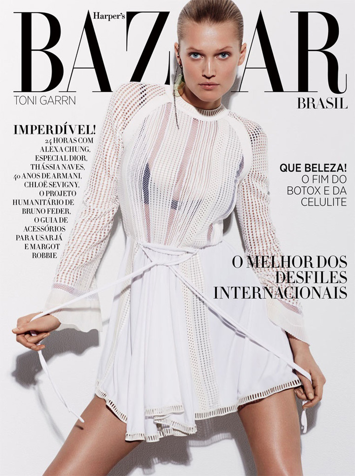 Toni Garrn《Harper’s Bazaar》巴西版2015年4月号