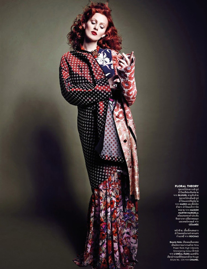 Karen Elson《Vogue》泰国版2015年3月号