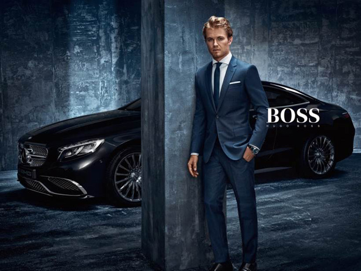Hugo Boss 2015春夏系列F1男装广告