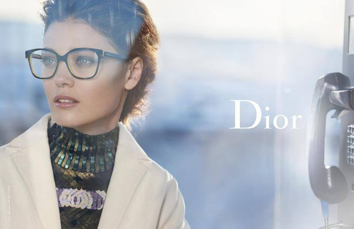 Diana Moldovan 代言迪奥最新眼镜广告