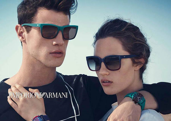 Emporio Armani 2015夏季眼镜广告