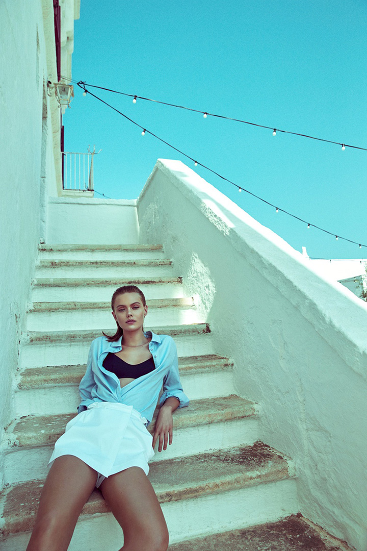 Frida Gustavsson《Elle》瑞典版2015年7月号
