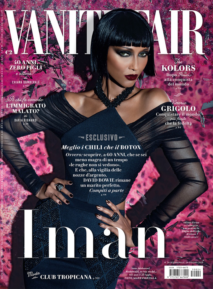 Chanel Iman《Vanity Fair》意大利版2015年7月号