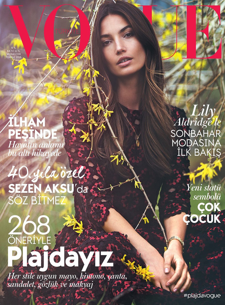 Lily Aldridge《Vogue》土耳其版2015年7月号