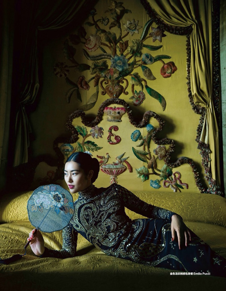 刘雯《Harper’s Bazaar》中国版2015年12月号