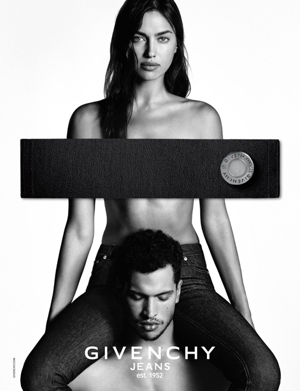 伊莉娜·莎伊克性感代言Givenchy Jeans 广告