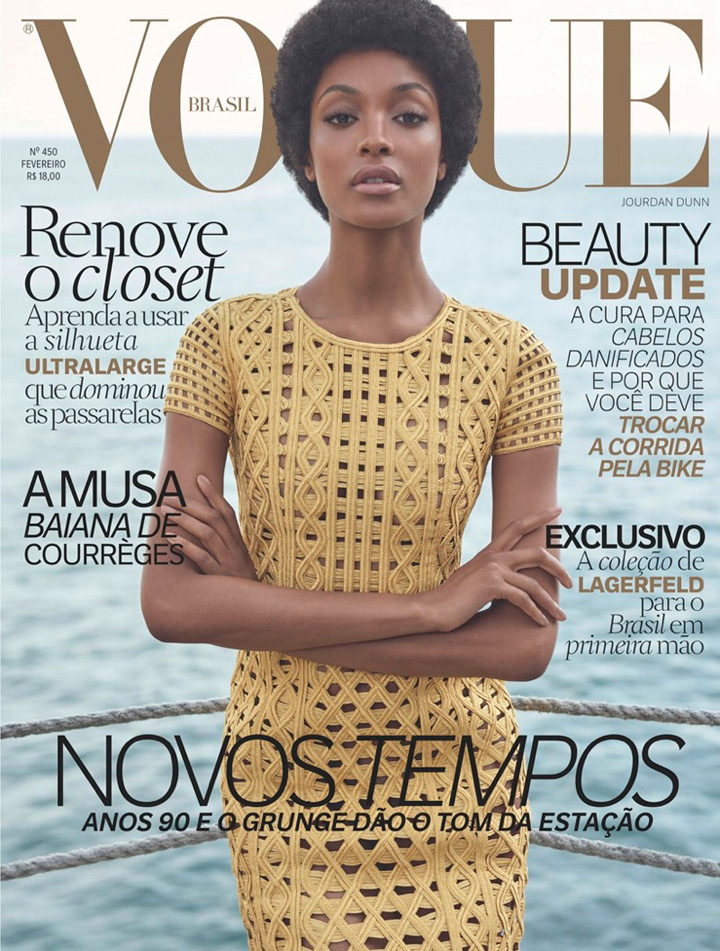 Jourdan Dunn《Vogue》巴西版2016年2月号