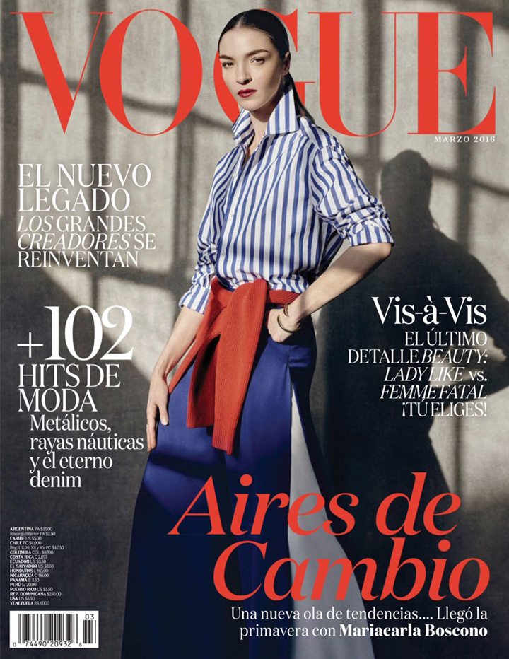 Mariacarla Boscono《Vogue》墨西哥版2016年4月号