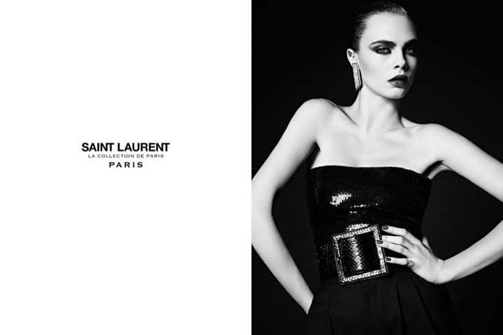 卡拉·迪瓦伊为Saint Laurent重塑经典