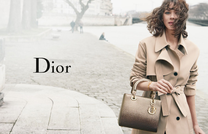 玛丽昂·歌迪亚代言最新Lady Dior手袋广告