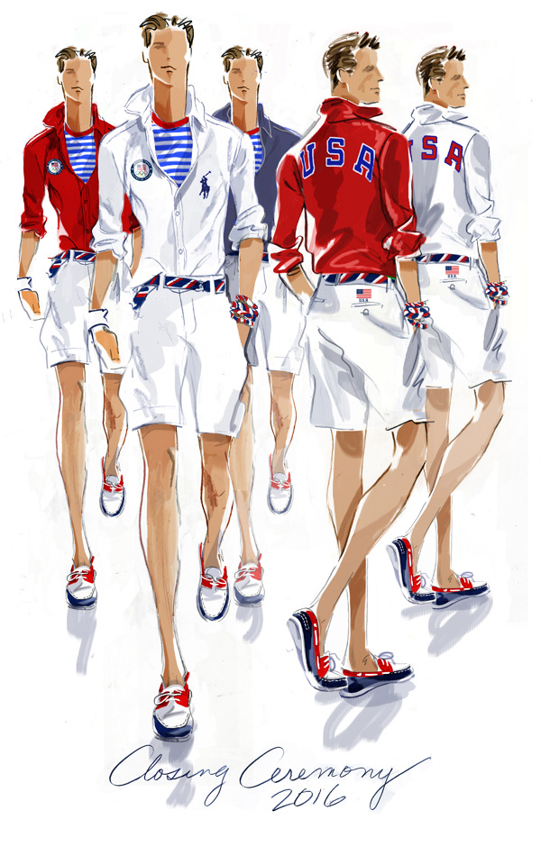 2016美国奥运代表队穿 Polo Ralph Lauren