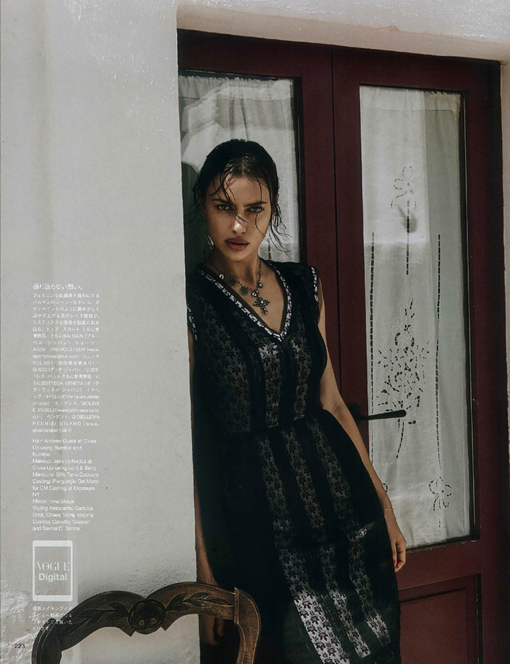 Irina Shayk《Vogue》日本版2016年9月号