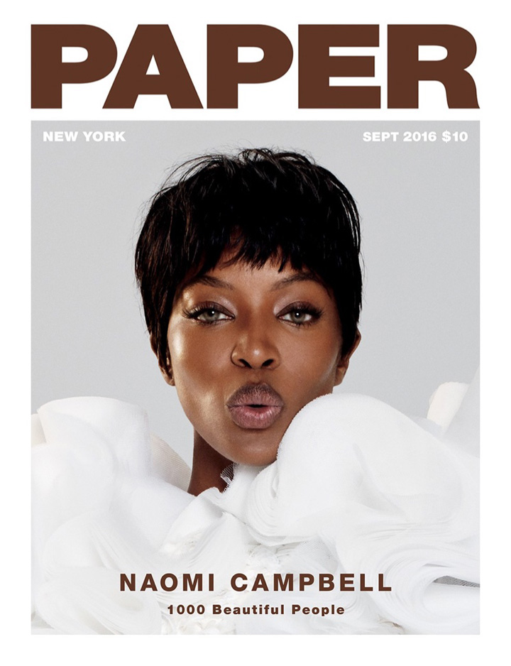 Naomi Campbell《Paper》杂志2016年9月号