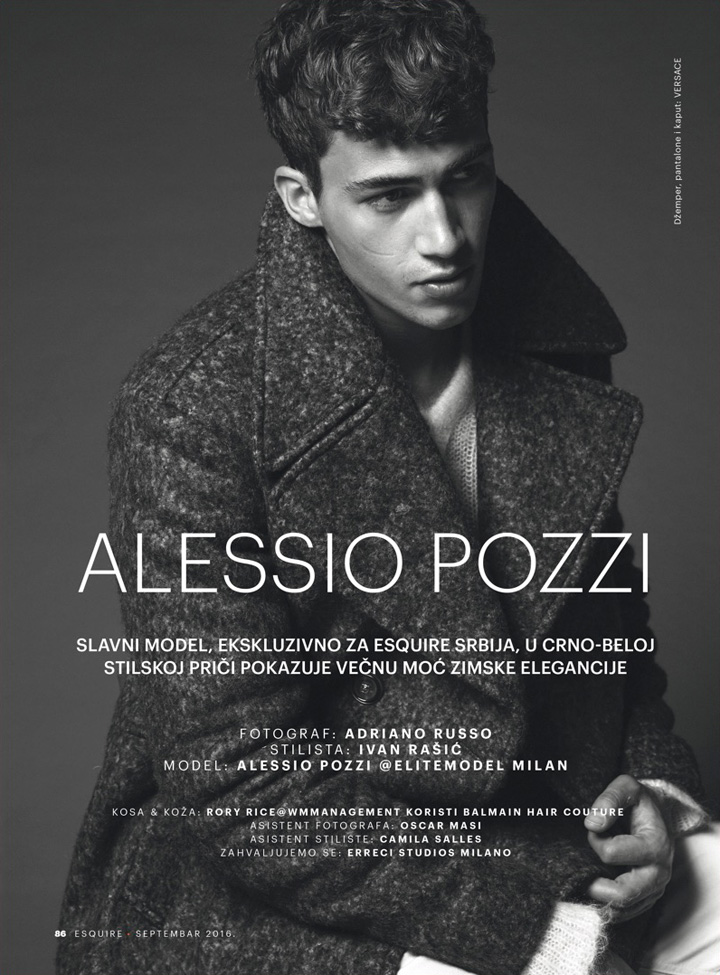 Alessio Pozzi《Esquire》塞尔维亚版2016年9月号