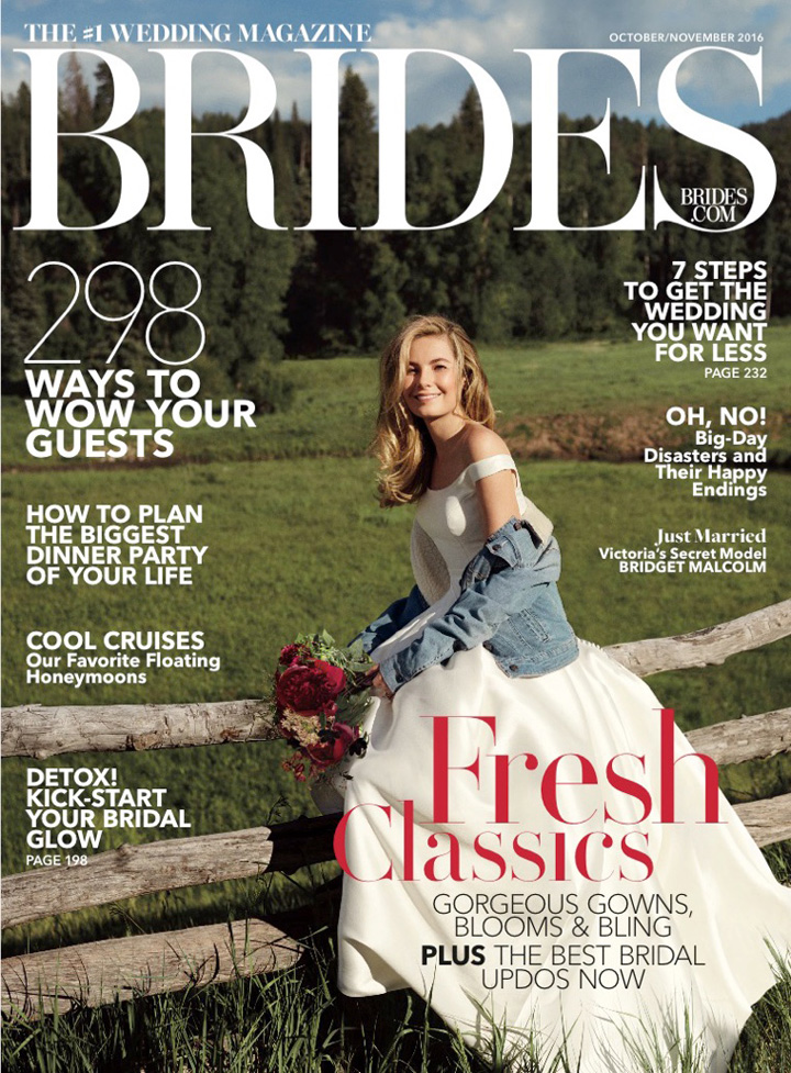 Bridget Malcolm《Brides》杂志2016年10-11月号