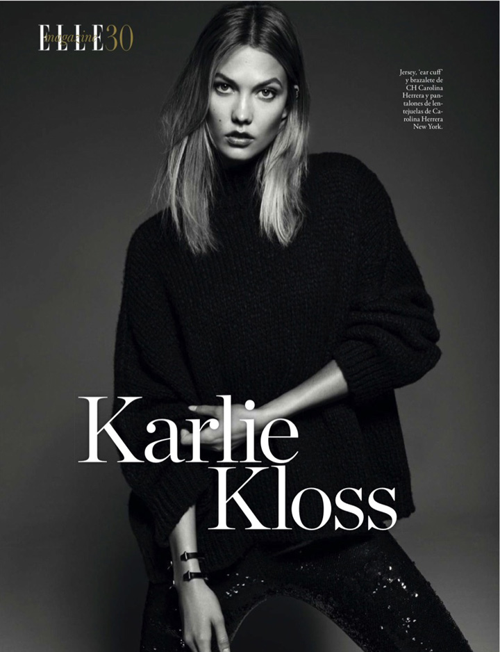 Karlie Kloss《Elle》西班牙版2016年12月号