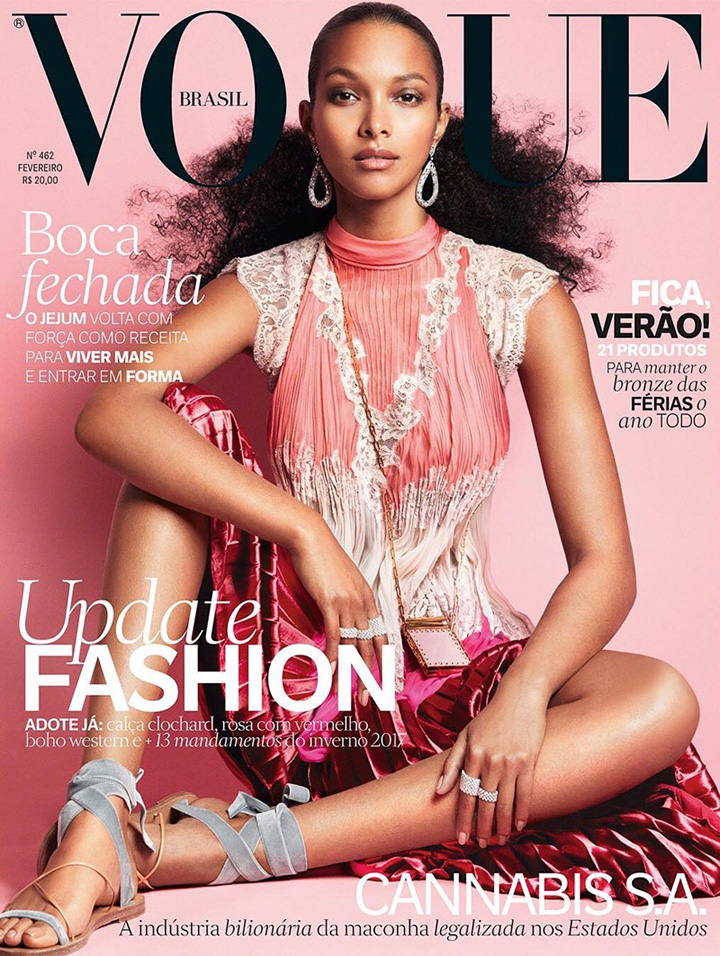 Lais Ribeiro《Vogue》巴西版2017年2月号