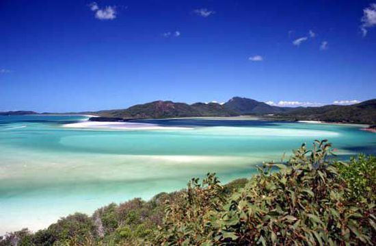澳大利亚昆士兰白色天堂沙滩