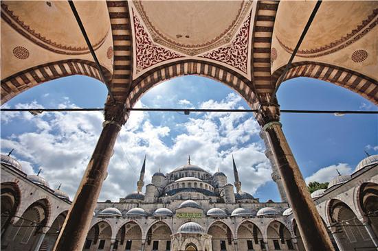 清真寺的设计结合了拜占庭建筑和奥斯曼建筑的元素，也被认为是奥斯曼建筑古典时期最后的典范之作。