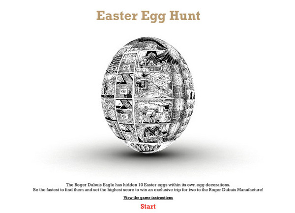 Roger Dubuis 推出线上寻找复活节彩蛋活动