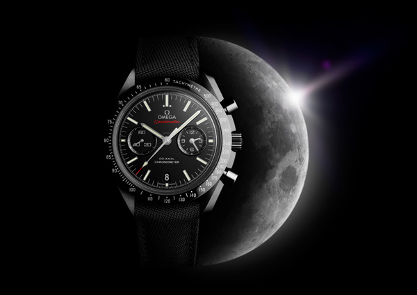 欧米茄全新超霸系列「月之暗面」黑色陶瓷腕表