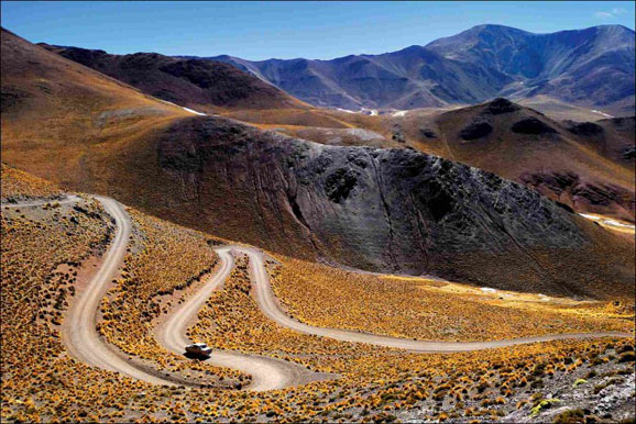阿根廷西北部 南美洲最MAN的公路