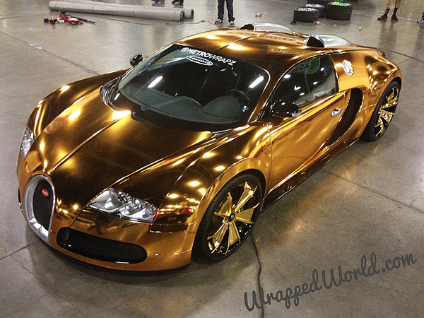 Flo Rida 委托打造金光闪闪的 Bugatti Veyron