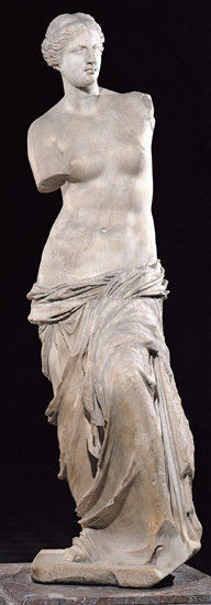 Venus de Milo（米洛的维纳斯）（公元前2世纪。材质：大理石）