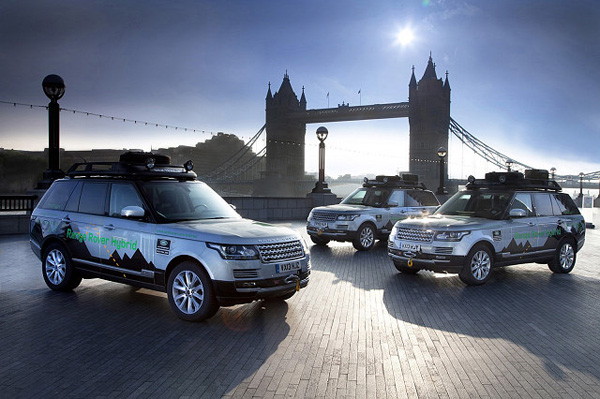路虎Range Rover Hybrid 原型车开启丝路之旅