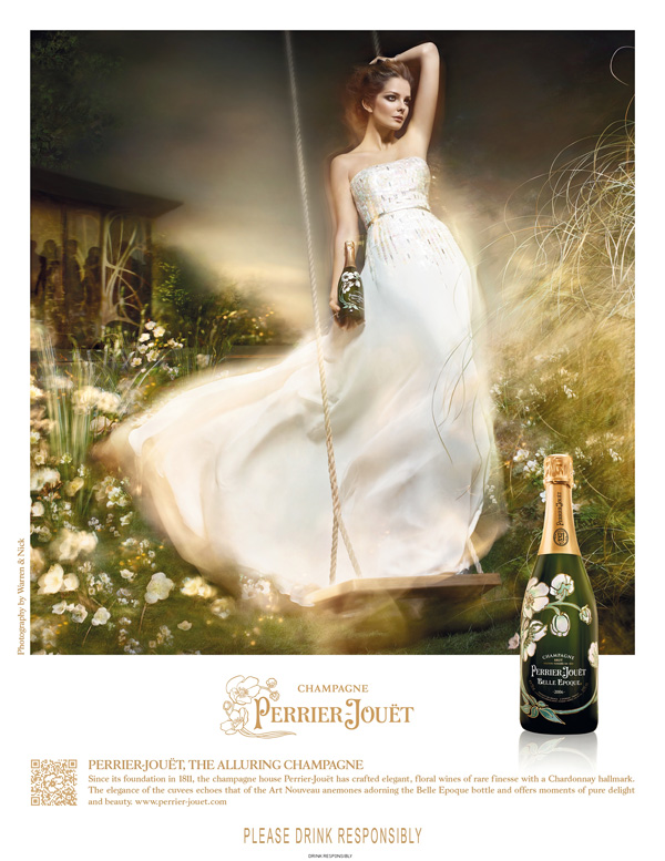 巴黎之花香槟打造出令人着迷的万种风情