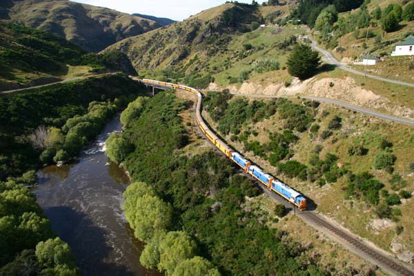 火车上的旅行 盘点新西兰四大必游铁路线路