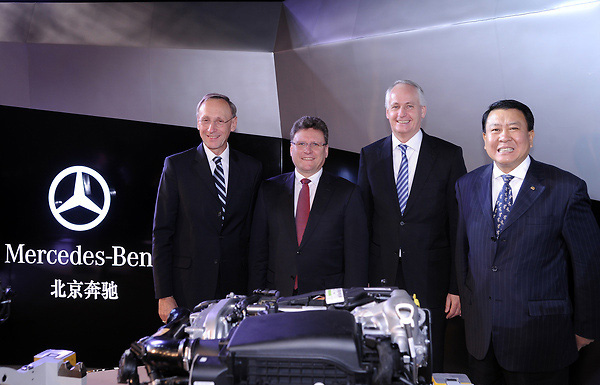 北京奔驰引擎厂正式启动 初期年产能25万具